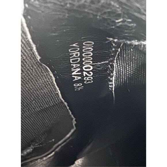 Shu Shop Yordana Black Lug Chunky Boots Booties Size 8.5 - Picture 7 of 9